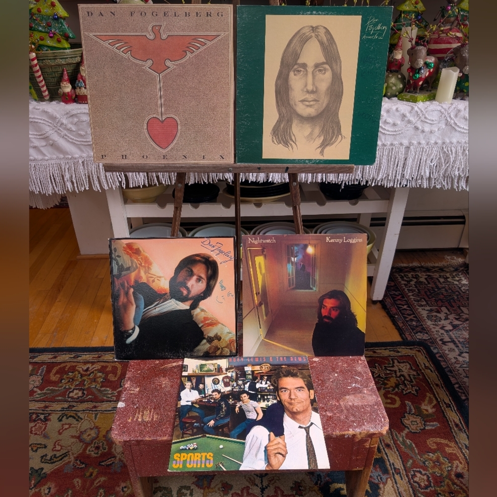 "5"Vintage Vinyl Record's Folk/Rock